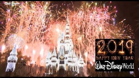 New Years Eve Fireworks Walt Disney World 2019 Magic Kingdom Fantasy