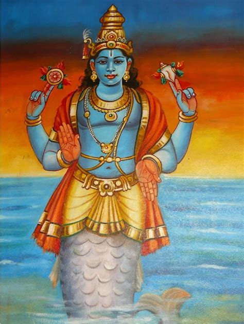 Matsya Avatar The First Avatar Of Lord Vishnu Lord Vishnu Vishnu