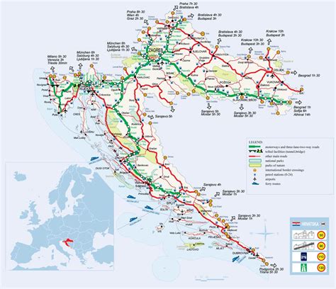 Se vi apprestate a scoprire la croazia in auto e volete avere sempre sotto mano una mappa dettagliata o più semplicemente volete staccare realmente la spina disconnettendovi dalla. Croazia mappa del treno - la Mappa della croazia treno ...
