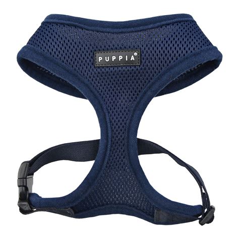 Soft mesh dog harness pet puppy comfort padded vest no pull harnesses small dog harness cotton puppia working dog. Basic Soft Dog Harness by Puppia - Navy | BaxterBoo