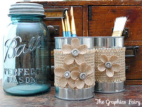 Recycled Crafts Tin Can Organizers Graphicsfairya The