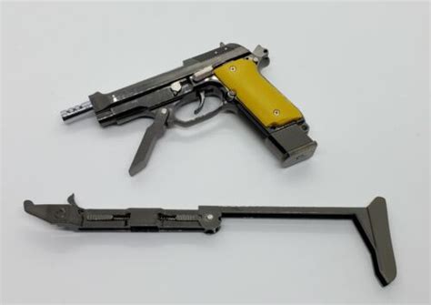 New Beretta 93r W Shell Eject Toy Gun 12 Miniature Metal Guns Not