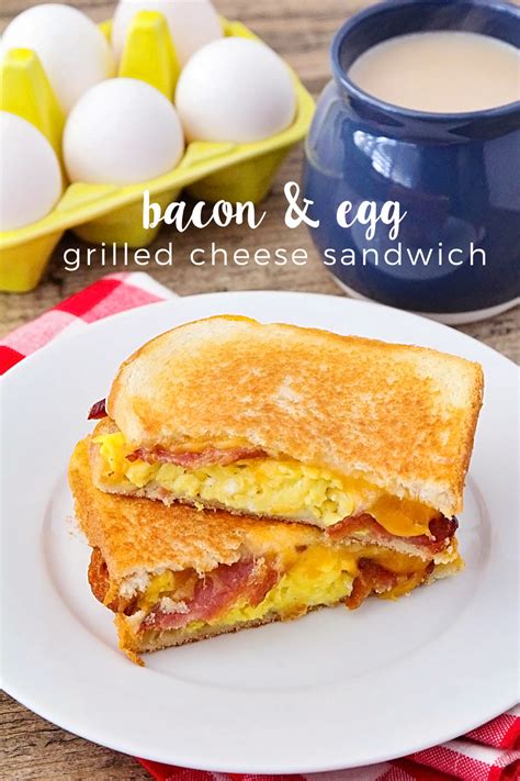 Bacon And Egg Grilled Cheese Sandwiches The Baker Upstairs