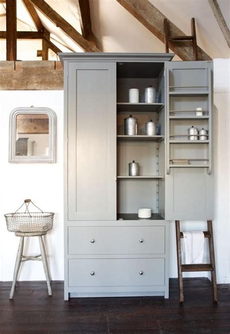 Two sets of cabinet doors, complete with. Big and Multifunctional Larder Cupboard Add Luxury of Your ...