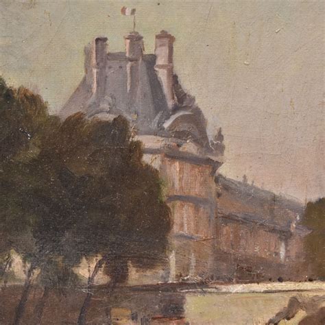 Landscape Painting Antique Landscape Painting Pont Neuf In Paris Oil