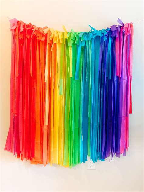 Rainbow Fringe Tapestry — Katie Creates In 2020 Rainbow Party