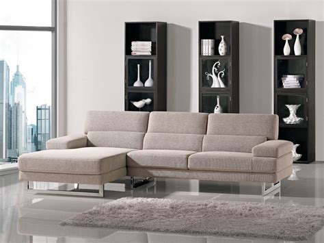 The design of the sofa makes it a bed comfortable daytime rest. Como Beige L Shape Fabric Sectional Sofa