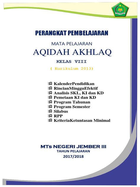 Detail Cover Perangkat Pembelajaran Doc Koleksi Nomer 0