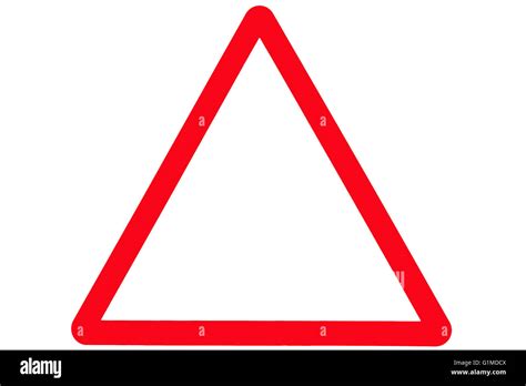 Red And White Triangular Sign Asking List