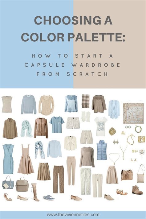 How To Build A Capsule Wardrobe From Scratch Choosing Color Schemes The Vivienne Files
