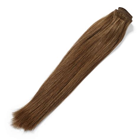 Euronext Premium Remy 14 Inch Clip In Human Hair Extensions Chestnut Brown