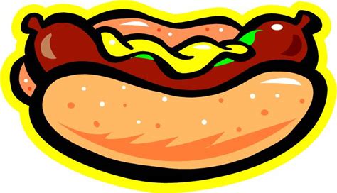Grilling Hot Dog And Hamburger Clipart