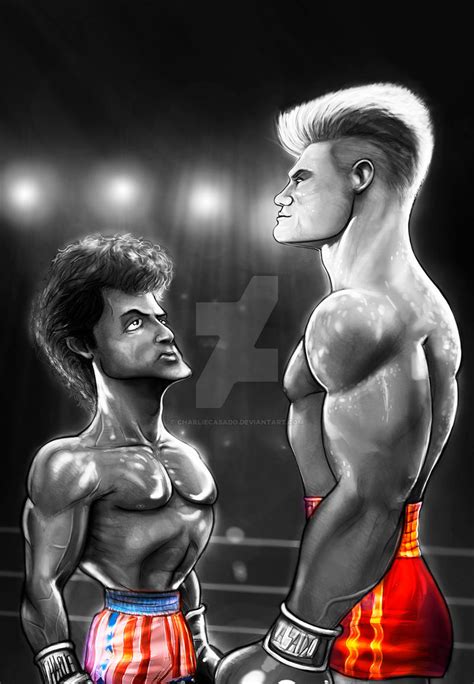 Rocky Vs Ivan Drago By Charliecasado On Deviantart