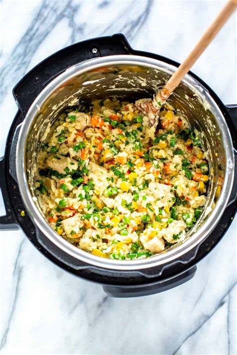 Creamiest Instant Pot Chicken And Rice Eating Instantly
