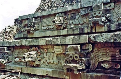 Aztec Carved Building Wall Arquitectura Mexica Templo De