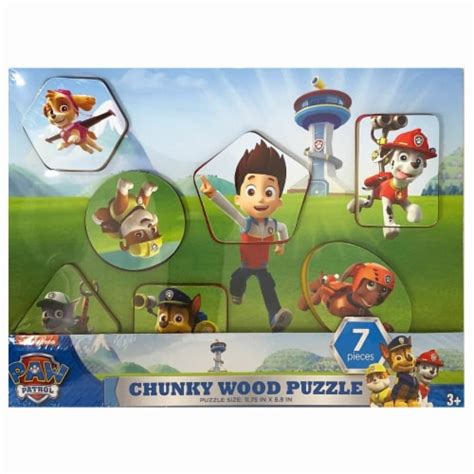 Paw Patrol Chunky Wood Puzzle Style Assorted Styles 1 Ralphs