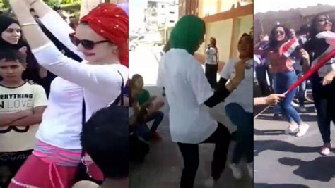 بالفيديو رقص السيدات والرجال أمام اللجان الانتخابية في اليوم الثاني