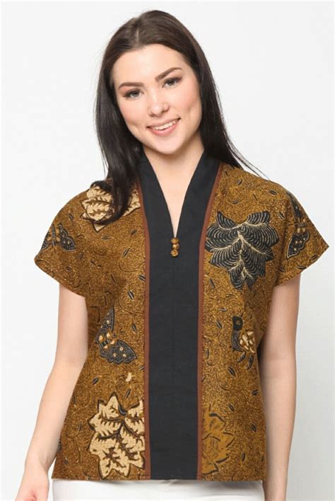 Model Dress Batik Batik Dress Blouse Batik Short Sleeve Dresses Dresses With Sleeves