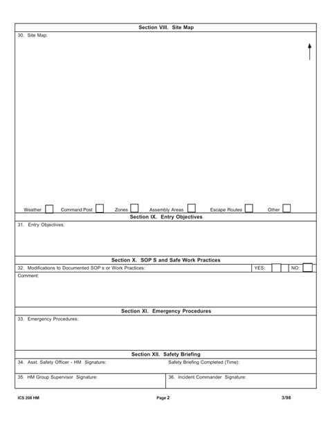 Ics Form 208 Hm Fill Out Sign Online And Download Fillable Pdf