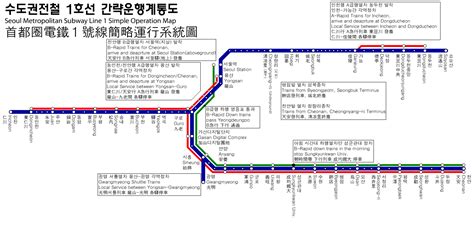 Incheon Subway Line 1 Map