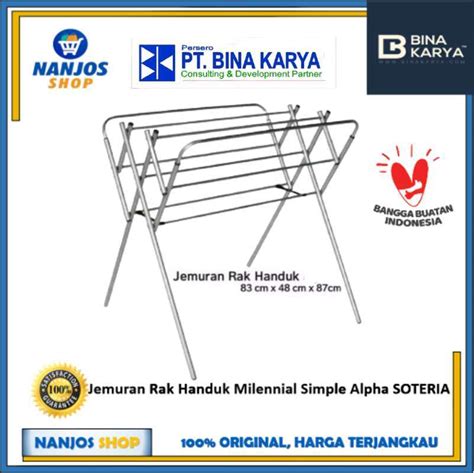 Jual Jemuran Jemuran Handuk Jemuran Baju Stainless Steel Jemuran