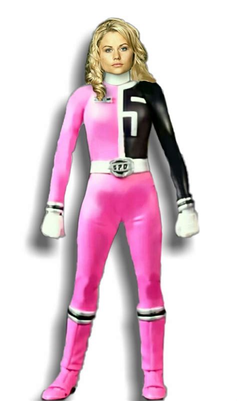 Pink Spd Ranger Sydney Drew Helmetless Power Rangers Pink Power