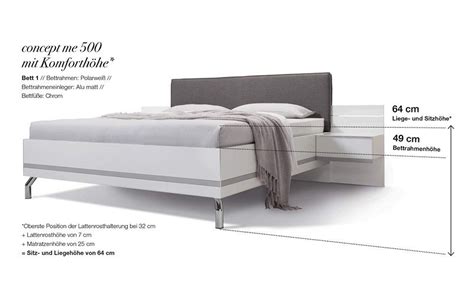 Nolte germersheim schlafzimmer concept me 320/ 500 in seidengrau. Nolte concept me Doppelbett 1 | Möbel Letz - Ihr Online-Shop