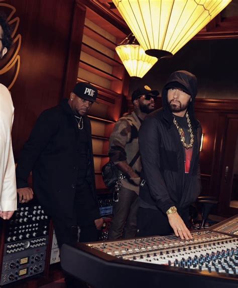 Eminem Pictured In Record Studio In Riyadh Eminempro The Biggest