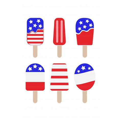Patriotic popsicles svg popsicles svg american svg 4th of July | Etsy