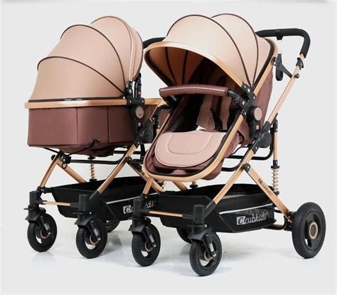 Cubkids Brand Twin Baby Stroller Easy Folding Light Weight Double