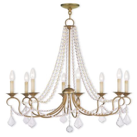 Devana 8 Light Candle Style Classic Traditional Chandelier