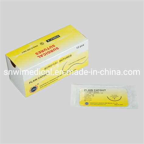 Ce Iso Approved Medical Disposable Sterile Absorbable Surgical Chromic