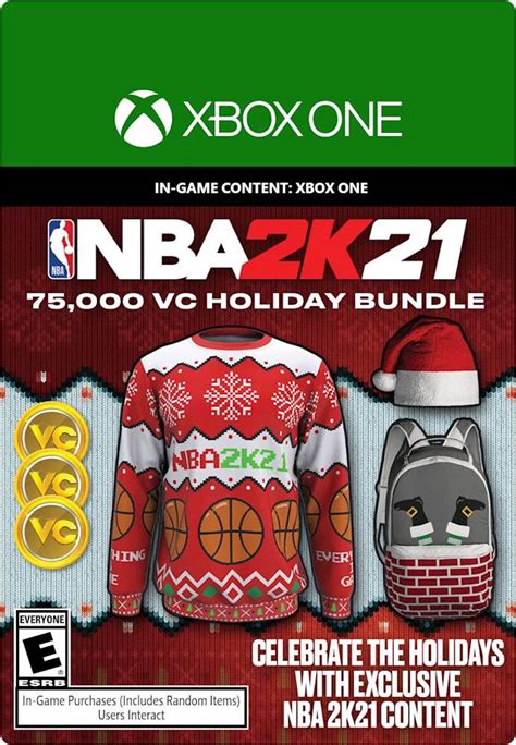 Best Buy Nba 2k21 75000 Vc Holiday Bundle Xbox One Digital 7d4 00593