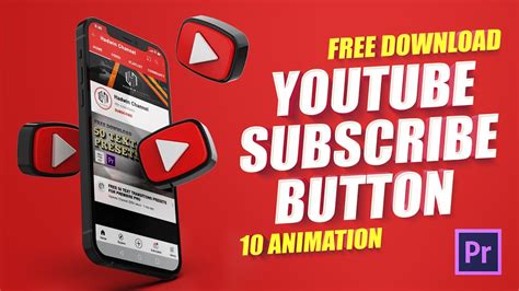 Youtube Subscribe Button Animation Template Free Download YouTube