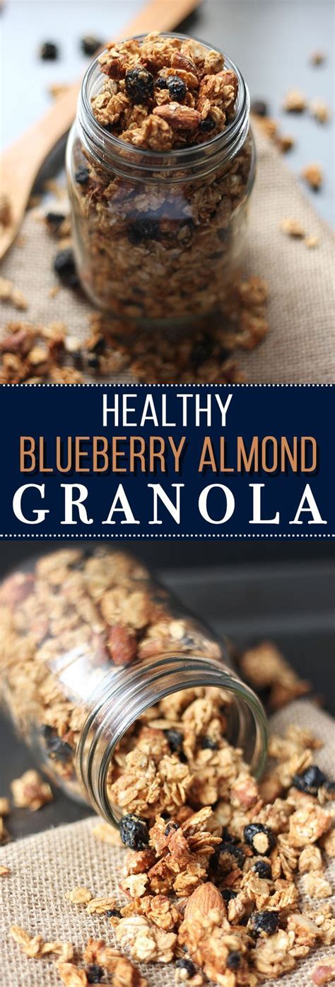 24 totally indulgent vegan desserts. This delicious recipe for Healthy Blueberry Almond Granola is so incredibly easy, you'll never ...