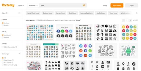13 Platforms To Get Icons For Your Website Free And Paid