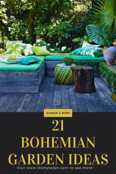 21 Bohemian Garden Ideas I Do Myself Bohemian Garden Garden Design