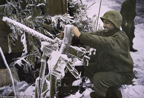The Freezing Hell Of The Battle Of The Bulge Colorized Images Show