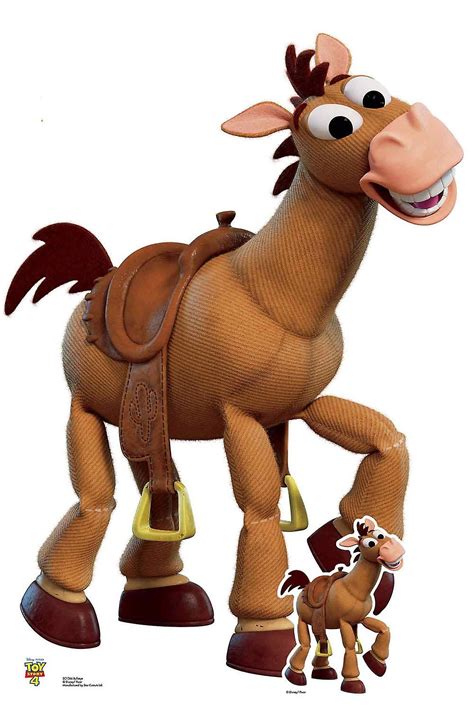 Bullseye Toy Horse Officielle Disney Toy Story 4 Lifesize Pap Udskæring