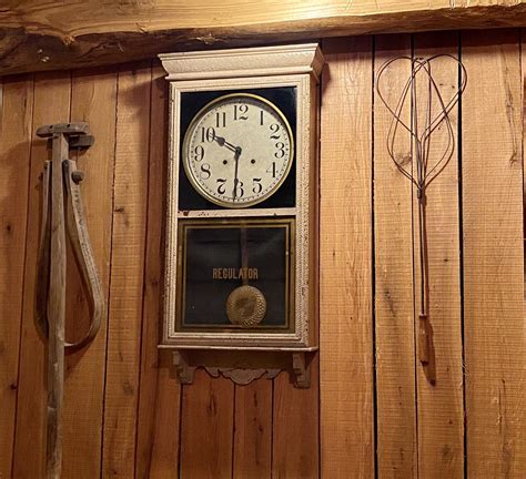 Antique Sessions Regulator Wall Clock Herminie Pa Ocean Coal Company