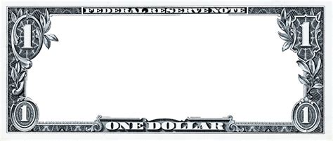 Us 1 Dollar Border With Empty Middle Area Stock Photo Download Image