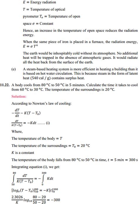 Physics Class 11 Ncert Solutions Chapter 11 Thermal Properties Of