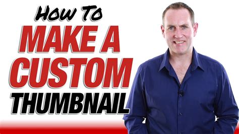 Thumbnail images should be under 2mb. How To Make A Custom Thumbnail - YouTube