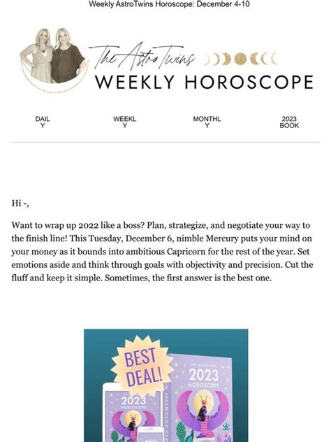 The Astrotwins ⭐weekly Horoscope Gemini Full Moon Milled