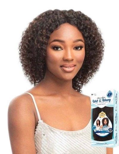 Jerry Curl Brazilian Wet And Wavy Vella Vella Collection Lace Part Wig