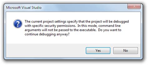 VB NET Debug Error The Current Project Settings Specify That The