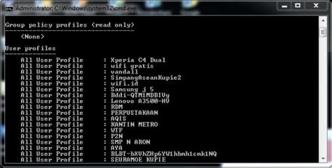 Langkah-langkah hack wifi dengan CMD di Windows 7