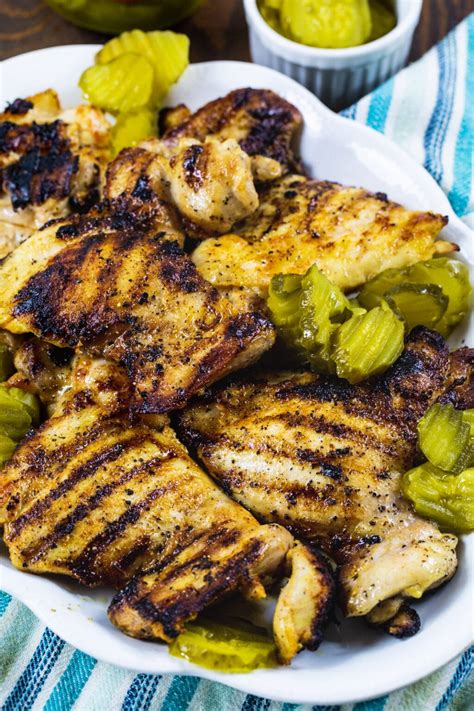 Pickle Brined Grilled Chicken Spicy Southern Kitchen