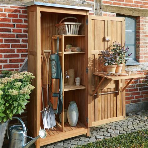 Average rating (5.00 of 5) 14 total reviews. Tool Cabinet Teak | Garden tool shed, Garden tool storage ...