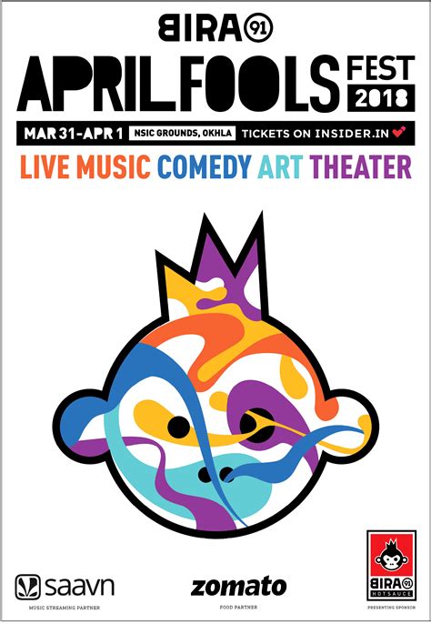 Bira April Fools Fest 2018 Live Music Comedy Art Theater Ad Advert